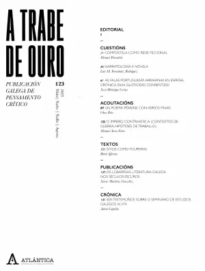 123. A TRABE DE OURO. PUBLICACIÓN GALEGA DE PENSAMENTO CRÍTICO