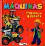 MAQUINAS.PUZLES DE 4 PIEZAS