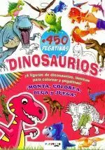 DINOSAURIOS ROSA + 450 PEGATINAS.DIVERESCENARIOS.
