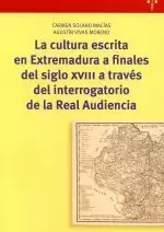 LA CULTURA ESCRITA EN EXTREMADURA A FINALES DEL S.XVIII A