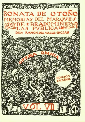 SONATA DE OTOÑO. MEMORIAS DEL MARQUES DE BRADOMIN