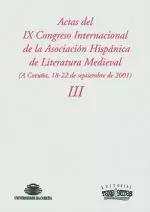 VOL.III ACTAS DEL IX CONGRESO INTERNACIONAL DE LA ASOCIACION