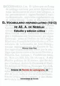 33.EL VOCABULARIO HISPANO-LATINO (1513) DE AE.A.DE NEBRIJA: