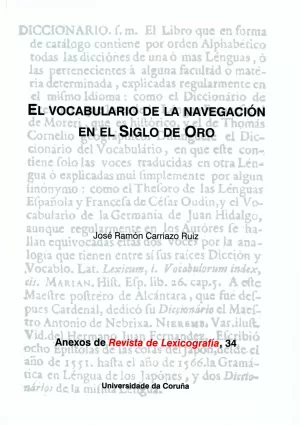 34.EL VOCABULARIO DE LA NAVEGACION EN EL SIGLO DE ORO