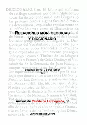 RELACIONES MORFOLOGICAS Y DICCIONARIO.Nº36