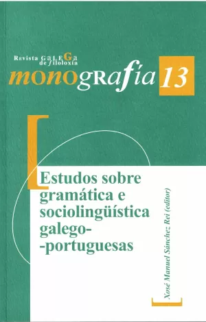 MONOGRAFÍA 13. REVISTA GALEGA DE FILOLOXÍA