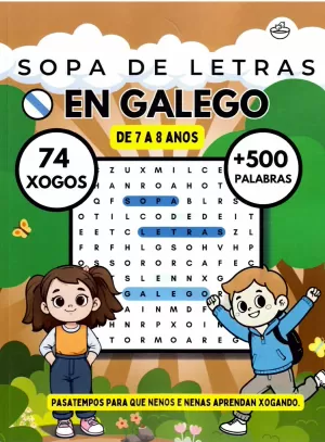 SOPA DE LETRAS EN GALEGO (DE 7 A 8 ANOS)